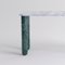 Small White and Green Marble Sunday Dining Table by Jean-Baptiste Souletie 3