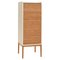 Medium Sand White Tapparelle Cabinet by Colé Italia, Image 1