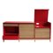 Medium Cherry Red Cabinet Roller Shutters by Colé Italia, Image 13