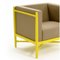 Yellow Lacquered Topia Chrome Loka Armchair by Colé Italia, Image 4