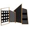 Black Lacquered Opto Folding Screen by Colé Italia, Image 1