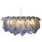 Large Blue Nebula Hand-Painted Pendant Lamp by Mirei Monticelli, Image 3