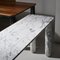 X Large Walnut and White Marble Sunday Dining Table by Jean-Baptiste Souletie, Image 9