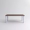 X Large Walnut and White Marble Sunday Dining Table by Jean-Baptiste Souletie 2
