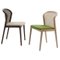 Canaletto Beige & Beech Wood Green Vienna Chair by Colé Italia, Set of 2, Image 1