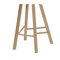 Red Tapparelle High Back Tria Stool by Colé Italia, Set of 4 4