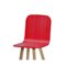 Red Tapparelle High Back Tria Stool by Colé Italia, Set of 4, Image 3