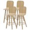 Oak High Back Tria Stool by Colé Italia, Set of 4 1