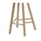 Oak High Back Tria Stool by Colé Italia, Set of 4 8