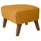 Orange and Smoked Oak Raf Simons Vidar 3 My Own Chair Footstool from By Lassen, Image 1