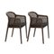 Anthracite Canaletto Vienna Little Armchair by Colé Italia, Set of 4 3