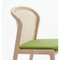 Natural Beech Wood Nord Wool Green Vienna Chair by Colé Italia, Set of 2 3