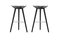 Black Beech and Stainless Steel Bar Stools from By Lassen, Set of 2 2