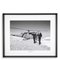 Print Agnelli Goes Skiing, Black & White Photograph, Framed 3