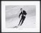 Agnelli Hits the Slopes, Fotografia in bianco e nero, con cornice, Immagine 1