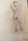 Felice Vellan, Estudio para desnudo masculino, grafito y pastel, 1922, Imagen 2