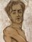 Felice Vellan, Estudio para desnudo masculino, grafito y carbón, 1922, Imagen 4