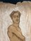 Felice Vellan, Estudio para desnudo masculino, grafito y carbón, 1922, Imagen 3