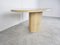 Vintage Oval Travertine Dining Table, 1970s 6