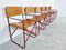 Vintage Leather Folding Chairs, 1980s, Set of 6 4
