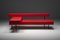 Postmodern Belgian Red Architectural Sofa, 2000s 2
