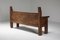 19th Century Rustic Wooden Bench 3