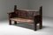 19th Century Rustic Wooden Bench 10