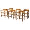 Scandinavian Modern Solid Pine Dining Chairs in the Style of Daumiller, 1970s 1
