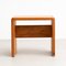 Pine Wood Stool by Charlotte Perriand for Les Arcs, 1950s, Image 9