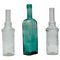 Pharmacy Glass Bottles Set, Barcelona, 1920, Set of 3 9