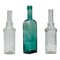 Pharmacy Glass Bottles Set, Barcelona, 1920, Set of 3, Image 1