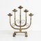 Rustic Metal Candle Holder, 1940s, Image 6