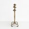 Rustic Metal Candle Holder, 1940s 4