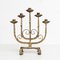 Rustic Metal Candle Holder, 1940s, Image 2