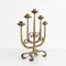 Rustic Metal Candle Holder, 1940s 5