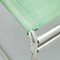 Mid-Century Modern Tubular Steel Chair with Green Fabric, Image 16