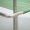 Mid-Century Modern Tubular Steel Chair with Green Fabric, Image 7