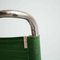 Mid-Century Modern Tubular Steel Chair with Green Fabric, Image 9