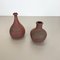 Studio Pottery Sculptural Objects by Gerhard Liebenthron, Germany, 1970s, Set of 2 3