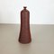 Abstract Red Ceramic Studio Pottery Vase by Gerhard Liebenthron, Germany, 1970s 2