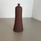 Abstract Red Ceramic Studio Pottery Vase by Gerhard Liebenthron, Germany, 1970s 3