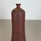 Jarrón abstracto de cerámica roja de Gerhard Liebenthron, Germany, años 70, Imagen 8
