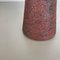Abstract Red Ceramic Studio Pottery Vase by Gerhard Liebenthron, Germany, 1970s 13