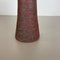 Abstract Red Ceramic Studio Pottery Vase by Gerhard Liebenthron, Germany, 1970s 6
