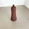 Abstract Red Ceramic Studio Pottery Vase by Gerhard Liebenthron, Germany, 1970s 5