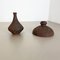 Studio Pottery Sculptural Objects Gerhard Liebenthron, Allemagne, 1970s, Set de 2 3