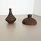 Studio Pottery Sculptural Objects Gerhard Liebenthron, Germany, 1970s, Set of 2 3