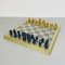 Mid-Century Modern Italian Professional Chess Board with Pawns, 1980s 6