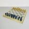 Mid-Century Modern Italian Professional Chess Board with Pawns, 1980s 3