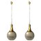 Mid-Century Modern Pendant Lamps by Luigi Caccia Dominioni for Azucena, Set of 2 1